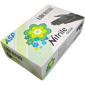 دستکش نیتریل مشکی لیبرتون(۱۰۰عددی)