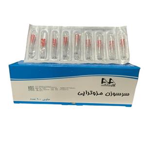 سرسوزن گیج 18 طول 38 میلی‌متر آوا بسته 100 عددی